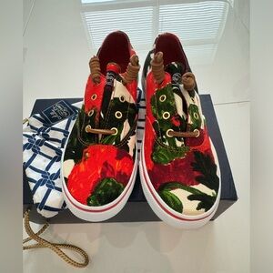 Kids, Sperry CVO laceless, floral printed collaboration with Milly
